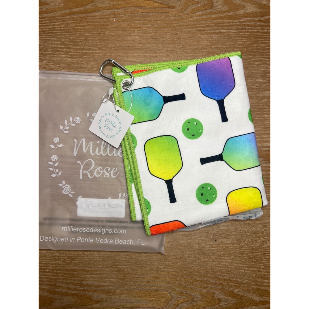 Millie Rose Pickle Ball towel